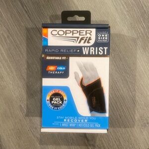 New Copper Fit Hot/Cold Wrist Wrap OS